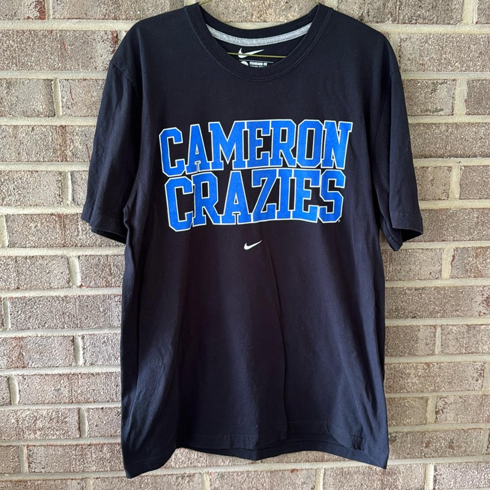2 Mens Large Duke Blue Devil Cameron Crazies Black Tees Bundle